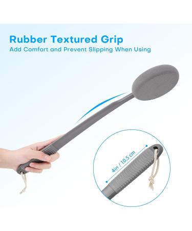 Calvation Aid for Back | 48cm Anti-Slip Lotion Applicator for Men & Women | Moisture Cream Applicator in Gray - Buy Online on GoSupps.com