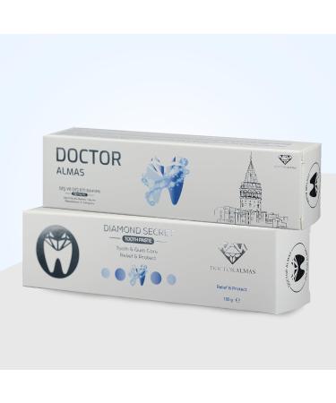 Doctor Almas Diamond Secret Naturally Whitening Toothpaste Toothpaste for Sensitive Teeth Freshens Breath Toothpaste for Sensitive Teeth and Cavity Prevention Herbal Toothpaste (3.5 oz) - Buy Online on GoSupps.com