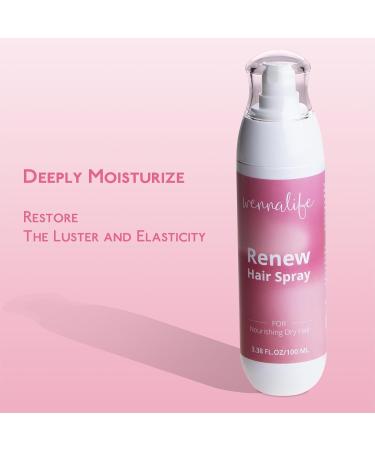 Wennalife Renew Hair Spray Moisturize Hairspray for Women Leave in Conditioner Spray for Hair Texture Spray Anti Frizz Hair Frizz Control Products Sulfate Free Protection Spray for Hair 3.38 FL.OZ - Buy Online on GoSupps.com