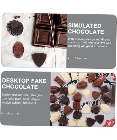 Artibetter 12pcs Chocolate Display Props Lifelike Chocolate Faux Chocolate Desktop Fake Chocolate Desktop Chocolate Model Models Biscuits Interesting Chocolate Model Doll House Artificial Pvc - Buy Online on GoSupps.com