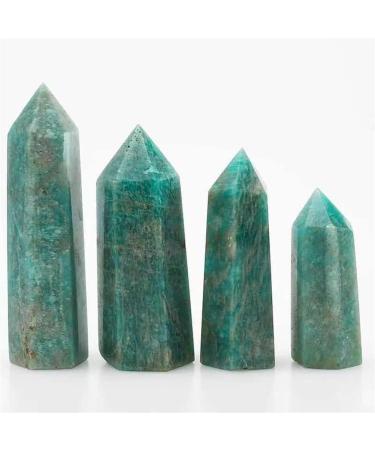 1pc 75mm-85mm Natural Polished Green Stone Point Crystal Suitable for Home Crystals Raw Stones and Minerals - Buy Online on GoSupps.com