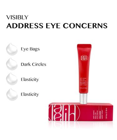 Eye Cream Roller with Collagen & Peptides | Anti-Aging Rapid Wrinkle Repair & Dark Circle Treatment - Hydrating Formula Made in Korea (1.01 Fl Oz - Buy Online on GoSupps.com