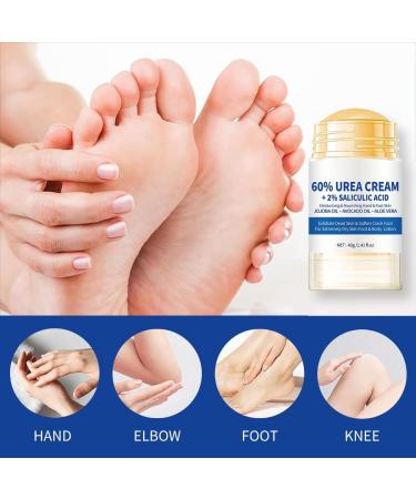  SONGVISON Urea Foot Cream 60% 2025 New Foot Cream for Cracked Heel and Dry Skin Urea Lotion for Deep Hydration Remove Callos Nourish Soften 40g - Buy Online on GoSupps.com