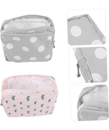 Lurrose 2pcs Napkin Storage Bags for Travel - Portable Makeup and Menstrual Pad Pouches - Small and Convenient - Travel Decor - Coin Pouch - 16X15CM - Buy Online on GoSupps.com