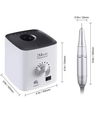 Nail Drill JCMASTER Electric Nail Files with Foot Pedal Adjustable Speed 30000 RPM Professional E File Kit with 6 Nail Drill Bits Low Vibration Manicure Pedicure Set for Nail Care Nail Art - Buy Online on GoSupps.com