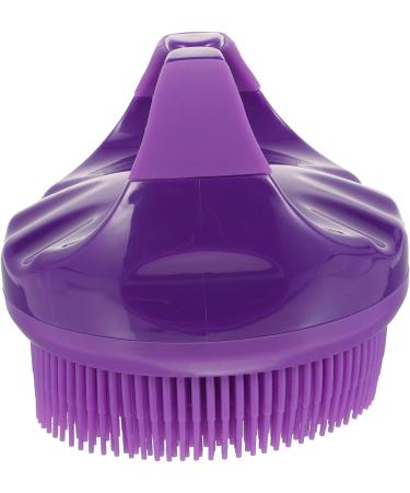 SEWACC 5pcs Silicone Bath Brush Set - Body Cleaning Massager and Shower Tool in Purple - Buy Online on GoSupps.com