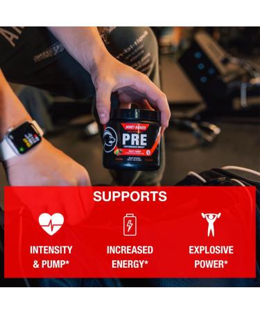 Honey Badger Pre Workout Powder | Micronized Creatine Monohydrate | Muscle Growth & Recovery | Natural Energy for Men & Women | Sugar Free & Paleo | 30 Servings - Buy Online on GoSupps.com