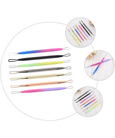 Angoily Cleaning Tools 7pcs Pimple Removal Supply Tools Stainless Mixed Pore Hidden Tool Extractor Needles Comedone Extractor - Buy Online on GoSupps.com