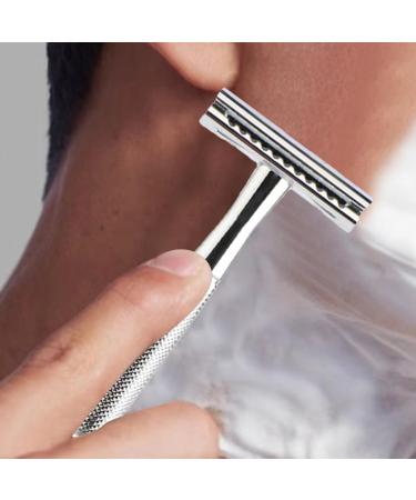 Premium Double-Edged Safety Razors for Men | Solid Metal Silver Razors for a Perfect Shave - Buy Online on GoSupps.com