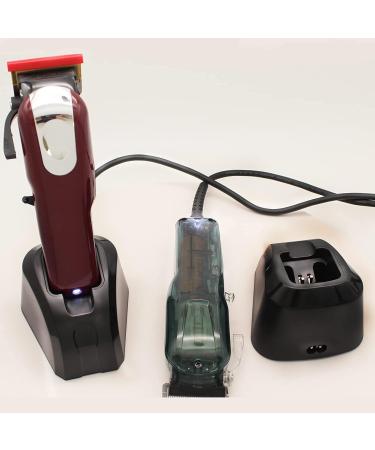Hair Clippers Charging Stand - Professional Dock for Wahl 5-Star Magic Clip & Sterling-4 - Gilded Red Storage Station - Buy Online on GoSupps.com