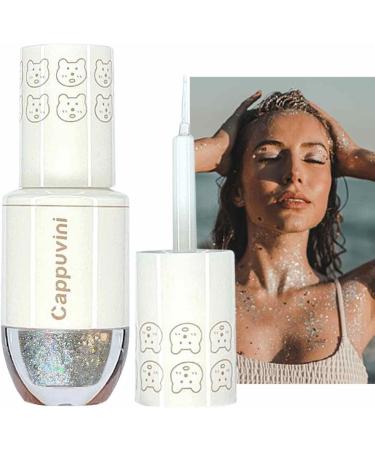 Bowling Liquid Eyeshadow Highlighter Silkworm | Sparkly Bowling Eyeshadow 0.05oz Eye for Body Eyes Clavicle Fovolat - Buy Online on GoSupps.com