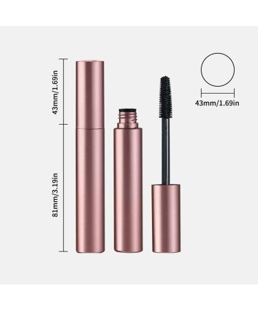 Mascara Is Voluptuous Elongated Lifted Curled Doubled Eye Makeup Black Mascara Non Clumping Fiber Mascara Eye Makeup Applicators (Silver One Size) 8 ml (Pack of 1) Silver - Buy Online on GoSupps.com