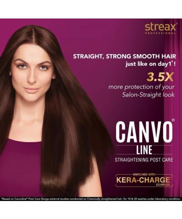 Eeax Professional Canvoline Straightening Post Care Shampoo for Women 300ML - Buy Online on GoSupps.com