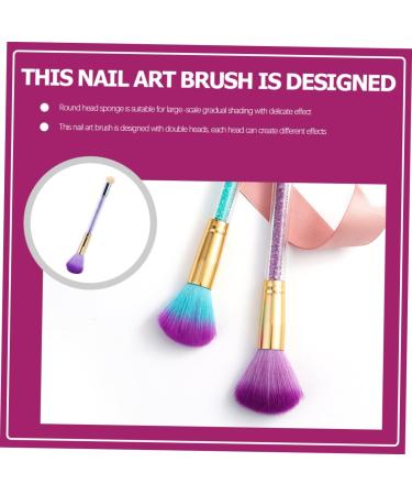 Beavorty nail art double ended pen brochas para u as acrilicas nail brush acrylic rhinestone for nails nail duster brush sponge rhinestone handle nail pen nail art brush nail art pen purple 22.7x4cm Purple - Buy Online on GoSupps.com