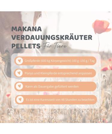 Makana Digestive Herb Pellets with Nigella Base for Horses 2 x 1.5 kg Bags - Buy Online on GoSupps.com