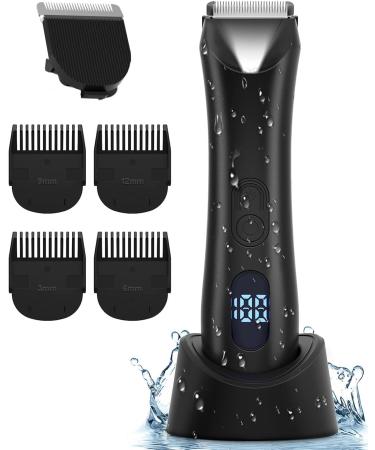 SIHOHAN Electric Body Trimmer - Waterproof Grooming Kit for Men & Women | USB Rechargeable Ceramic Blade Body Groomer - Buy Online on GoSupps.com