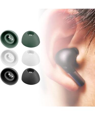 3Sets Silicone Earbud Tips Earplugs for Buds 2 in Ear Headphones Eartips Sound Isolation Dark Green - Buy Online on GoSupps.com