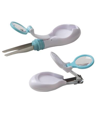 Safety 1st Clear View Tweezer and Nail Clipper Combo - 2 Piece Set | Best Tools for Precise Grooming - Buy Online on GoSupps.com