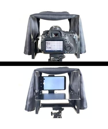 Leeventi Teleprompter - Compatible with iPhone, iPad, Android Smartphones - Lightweight and Versatile - Perfect for Photo/Video Camera - Universal Tripod Compatibility - Buy Online on GoSupps.com