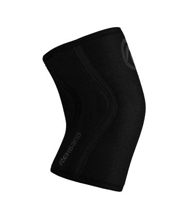 Rehband 7mm Power Max Knee Compression Sleeve - Neoprene Support for Bodybuilding & Powerlifting - Carbon/Black Large Pair - Buy Online on GoSupps.com