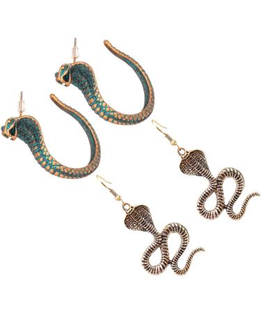 SOIMISS 4 Pairs Earrings Earring Cuffs for Women Earings for Women Long Silver Eardrop Popularity Miss - Buy Online on GoSupps.com