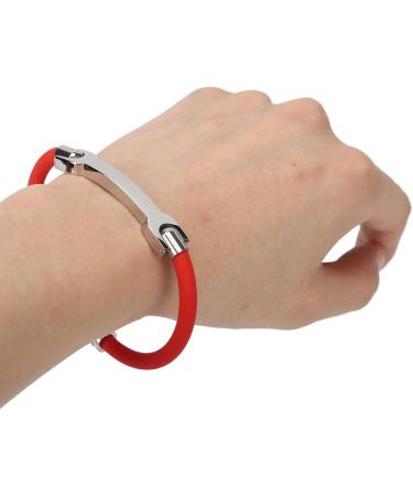 Buy Red Balance Bracelet Wristband - Silicone Negative Ion Washable for Running - International Shipping Available - Buy Online on GoSupps.com