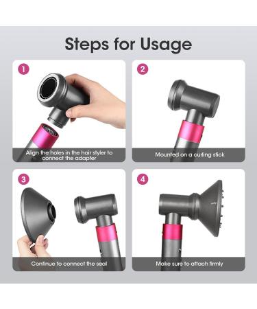 Dyson Airwrap Styler Adapter - Convert Attachments for Hair Dryer Use - Buy Online on GoSupps.com