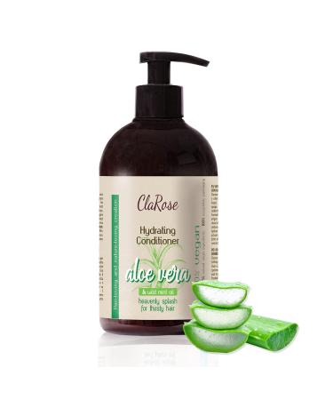 ClaRose ClaRose Premium Hair Spa Vegan Moisturizing Conditioner Enriched with 100% Natural Aloe Vera and Field Mint Oil for Dehydrated Hair 500 ml