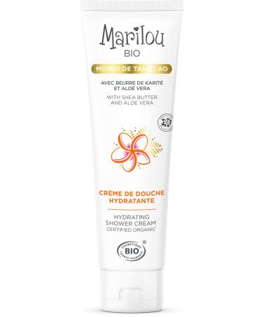 Marilou Bio - Monoï Range - Shower Cream with Tahitian Monoï Oil - 150 ml Tube - Go on a Journey... in Your Bathroom!