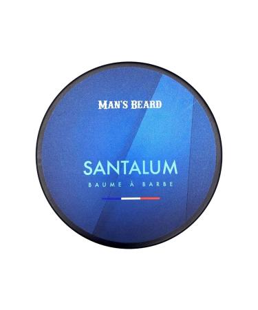 Man's Beard | Baume barbe |Odeur Bois e SANTALUM |Soin homme pour la barbe hydratant et adoucissant| Ingr dients d'origine naturelle|100% Fabriqu en France|90 ml 90 g (Lot de 1)