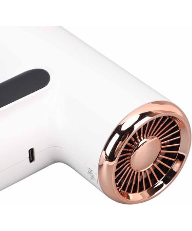 Hair Dryer Ionic Blow Dryer for Fast Drying Professional Blower Hair Dryer with LED Display Hairdryer with Nozzle Portable Blow Dryer for Travel Dormitory Outdoor - Buy Online on GoSupps.com