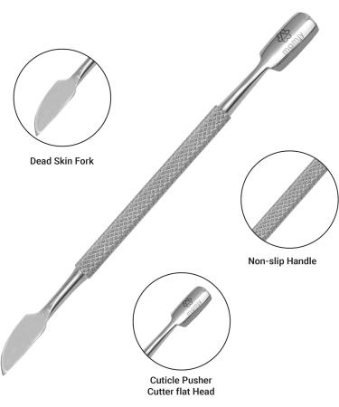 Mamjy Professional Cuticle Cutter & Pusher Tool Kit for Manicure & Pedicure - Buy Online on GoSupps.com