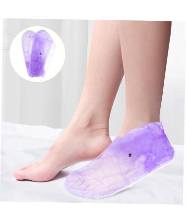 Minkissy Manual Wax Spa Socks Set | Plastic Foot Covers for Paraffin Wax Treatment | Moisturizing Lotion Gloves | Ideal Bath Inserts 33x19.2cm - Buy Online on GoSupps.com