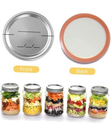 POPETPOP 90 Pcs Mason Jar Lids Soda Can Lids Sprouting Lids for Mason Jars Lids Regular Mouth Glass Coffee Carafe Canning Jar Lids Wide Mouth Mason Jar Metal Lids Tinplate Heart-shaped Ring Silverx3pcs 8.6X8.6X0.2CMx3pcs - Buy Online on GoSupps.com