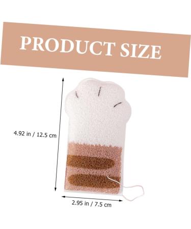 Mikinona Bath Cotton Bath Scrubber Animal Loofah Bath Sponge Bath Exfoliating Mitt Cartoon Body Scrubber Back Sponge Cat Bath Flower Hydrophilic Polyurethane Shampoo - Buy Online on GoSupps.com