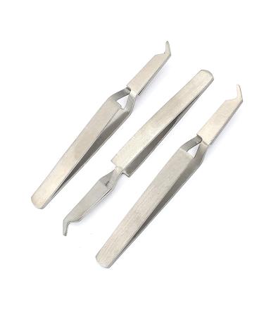 OdontoMed2011 Lot of 3 Pieces Reverse Action Tweezer Dental De Bonding Bracket Placement Forcep Pliers Small Orthodontics Instruments ODM
