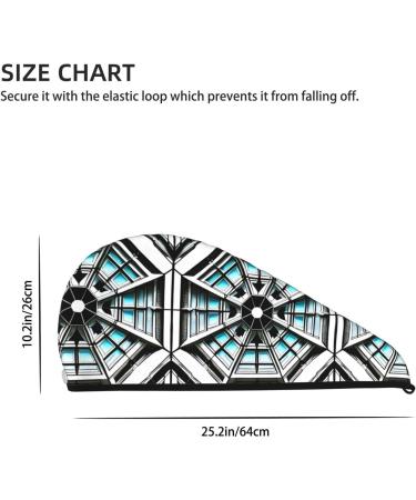 Octagon Super Absorbent Hair Cap for Girls | Quick Dry Elastic Wrap for Long Thick Hair - Buy Online on GoSupps.com