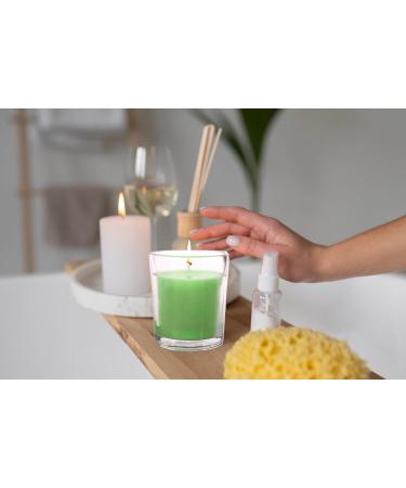 Fruits Scented Candles Gift Set for Women | Stress Relief Sleep & Relaxation | Natural Soy Wax Travel Tin - Green Apple - Buy Online on GoSupps.com