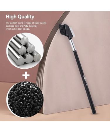 Makeup Eyebrow Brush Double-Sided Eyelash Comb Brush Stainless Steel Eyebrow Eyelash Shaper Comb for Separating Lashes Eliminating Mascara Clumps and Grooming and Shaping Brows - Buy Online on GoSupps.com