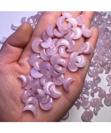 Natural Crystal Rough Natural Stone Natural Kunzite Crystal Stone Purple Carved Crystal Heart Moon Star Gem Fashion Carved Gifts (Color : Clover Size : 1pcs) 1pcs Clover - Buy Online on GoSupps.com