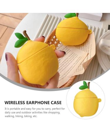 UKCOCO 1Pc Lemon Headphone Case Wireless Earphone Case Earphone Sleeve Headset case Earphone Shell Cute Skin Case Earbud Case Cover Clear Case Earphone Cover Silica Gel Simple Pro2 Yellow 9x6x4cm - Buy Online on GoSupps.com