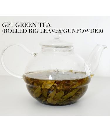 Ceylon Green Tea Gun Powder GP1 - High Grown Loose Leaf with Mellow & Smoky Taste | 100g Loose Tea - Buy Online on GoSupps.com