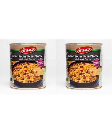 Greek rice pan (800g) - fast and uncomplicated preparation - simply put in the pan - with good vegetables - really delicious (pack with 2) 800 g (2 pack)