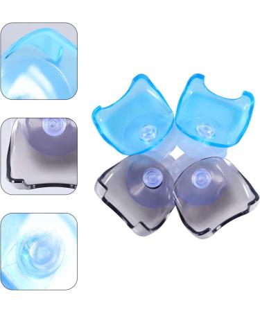 HEALLILY 4pcs Razor Suction Cup Holder Bathroom Suction Hanger for Shower Razor Organizer Bathroom Hooks - Buy Online on GoSupps.com