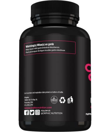 ORPHIC NUTRITION Collagen Peptides Capsules for Women 1800mg Multi Collagen Pills Types I II III V X - Supports Digestive Health Maintaining Strong Joints Tendons Ligaments and Muscles* 90 Caps - Buy Online on GoSupps.com
