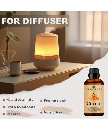 Organic Citrus Essential Oils 30ML - 100% Pure Natural Aromatherapy Oil with Dropper for Diffuser - Buy Online on GoSupps.com