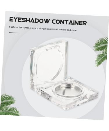  Didiseaon Didiseaon 12 Pcs Eyeshadow Box Ornament Container Blush for Face Trim Tray Makeup Organizer Transparent Container Cosmetics Case - Buy Online on GoSupps.com