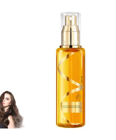 Hair Oil Spray for Dry and Frizzy Hair Moisturizing & Strengthening Silky Hair Oil Spray Protein Hair Repair Leave-In Conditioning Essential Oil Spray (1pcs)