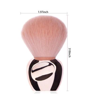 UNIMEIX Big Round Head Nail Dust Brush - Rose Gold Kabuki Nail Brush for Acrylic UV Gel Nail Arts - Buy Online on GoSupps.com