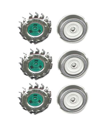 Replacement Shaver Heads Set of 3 for Philips Norelco HQ64 HQ54 HQ5705 HQ6070 HQ6073 7310XL PT710 - International Shipping Available - Buy Online on GoSupps.com